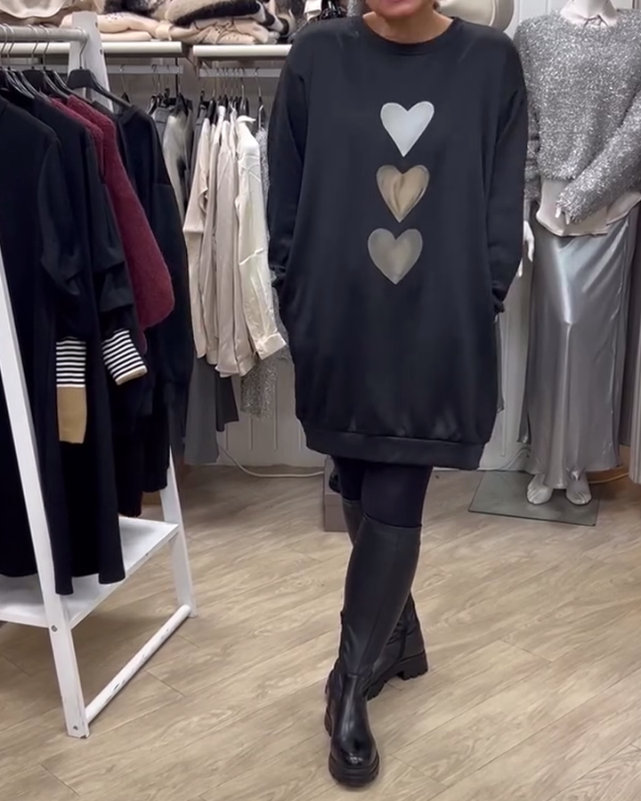 Esme™ | Heart Print Sweater
