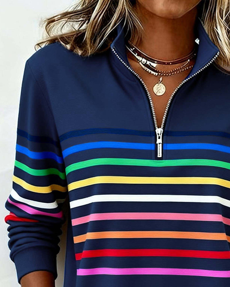 Skye™ | Casual Zip-Neck Sweater