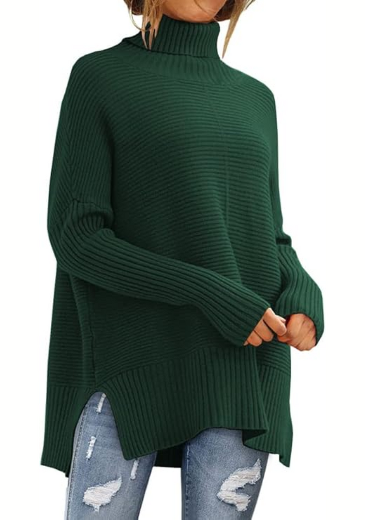 Serene™ | Relaxed Turtleneck Knit Sweater