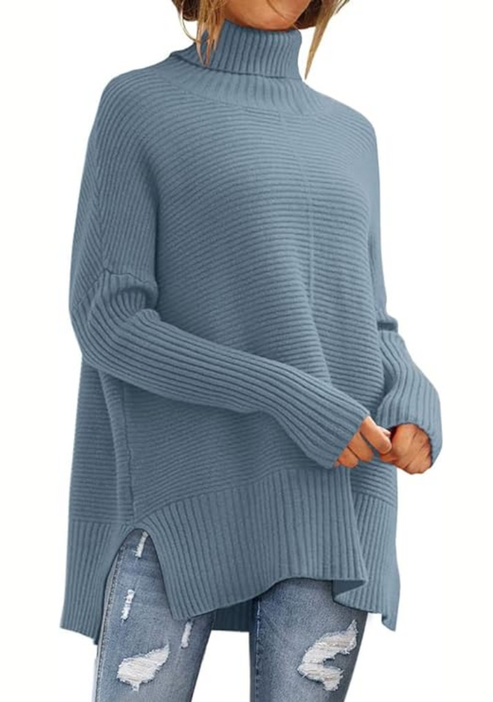 Serene™ | Relaxed Turtleneck Knit Sweater