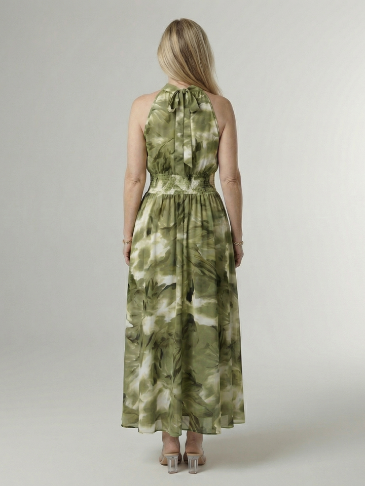 Jayleen™ | Vestido midi ligero con escote halter