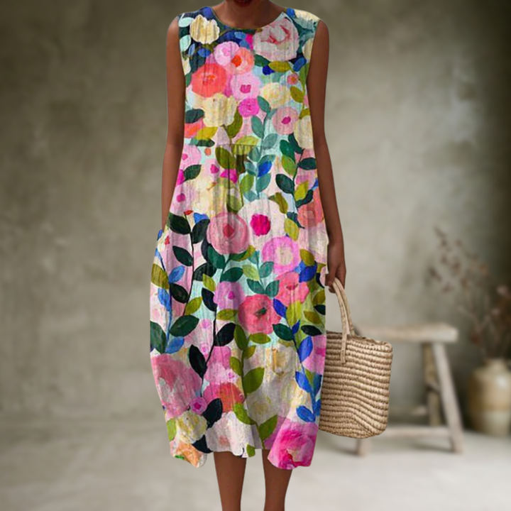 Rhearyn™ | Vestido midi vaporoso