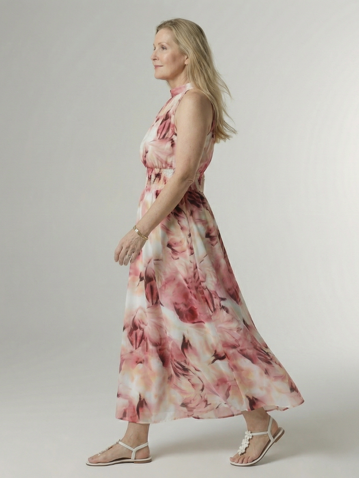 Jayleen™ | Vestido midi ligero con escote halter