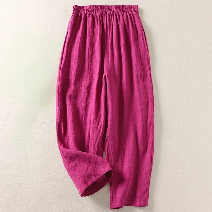 Amalia™ | Cotton-Linen Trousers