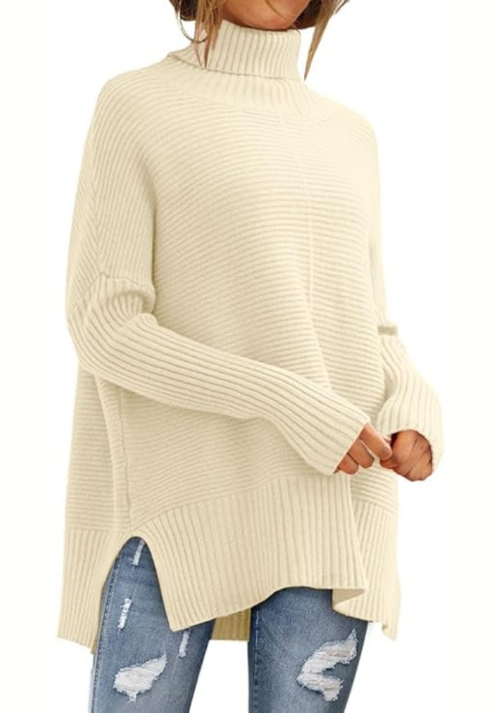 Serene™ | Relaxed Turtleneck Knit Sweater