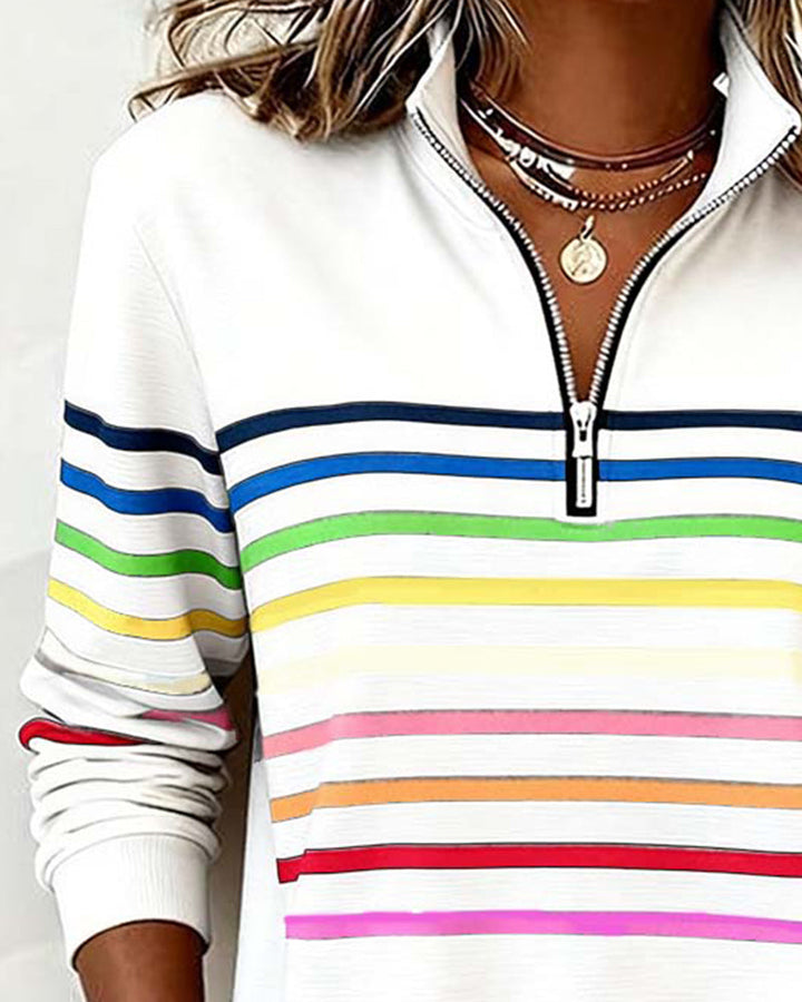Skye™ | Casual Zip-Neck Sweater