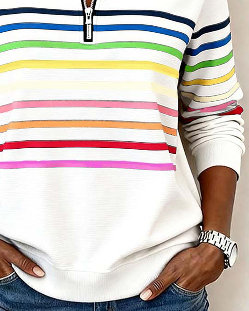 Skye™ | Casual Zip-Neck Sweater