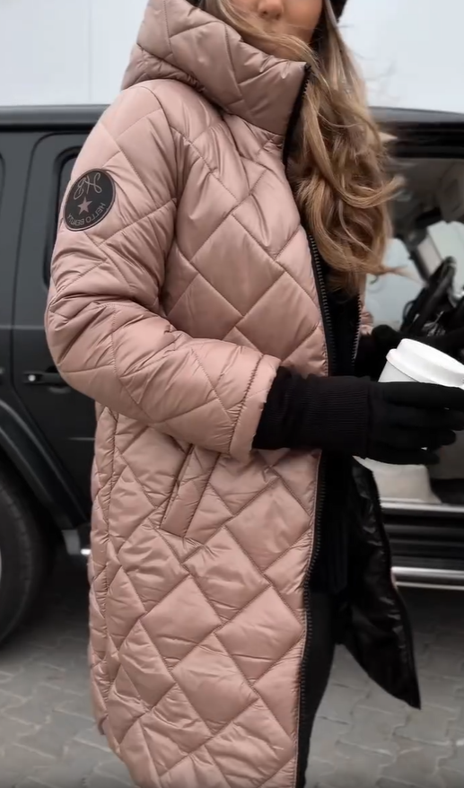 Connie™ | Quilted Down Jacket with Hood