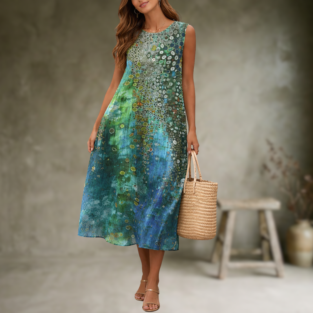 Rhearyn™ | Vestido midi vaporoso