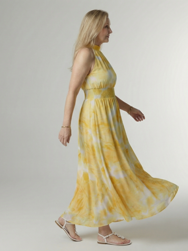 Jayleen™ | Vestido midi ligero con escote halter