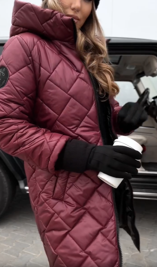 Connie™ | Quilted Down Jacket with Hood