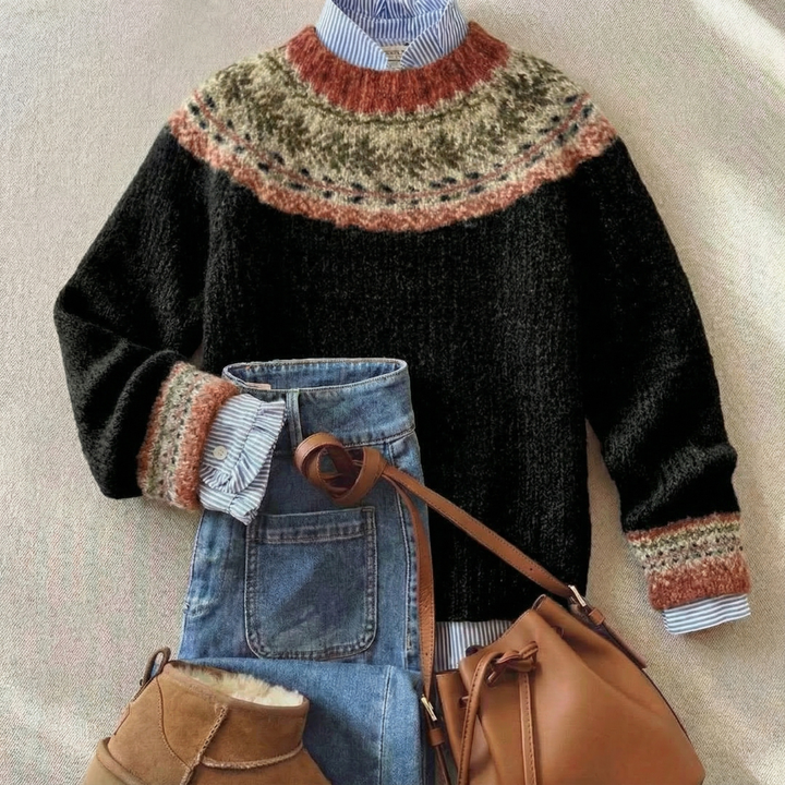 Nicki™ | Heritage Nordic Knit Sweater
