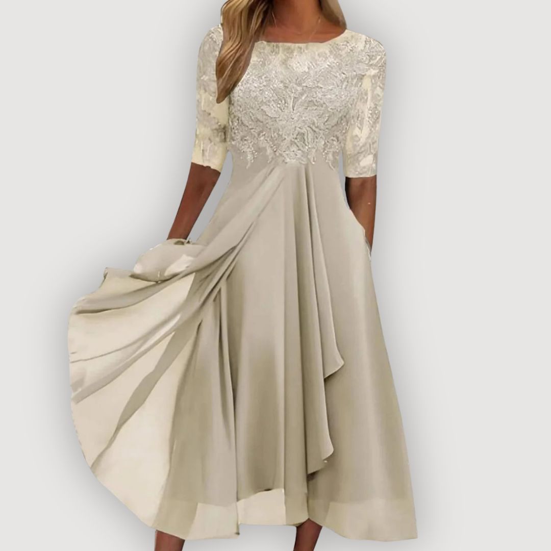 Beatrice™ | Vestido de gasa y encaje