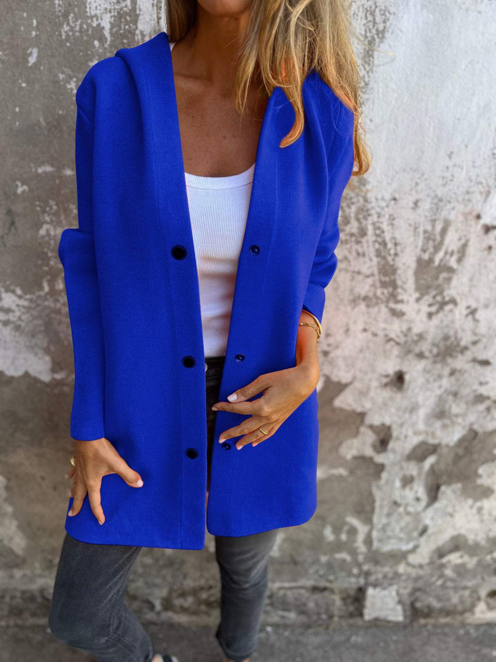 Sara™ | Hooded Button Cardigan