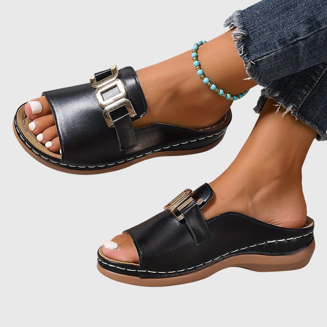 Novalee™ | Sandalias cómodas con hebilla