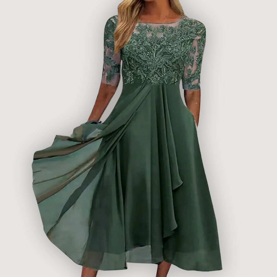 Beatrice™ | Vestido de gasa y encaje