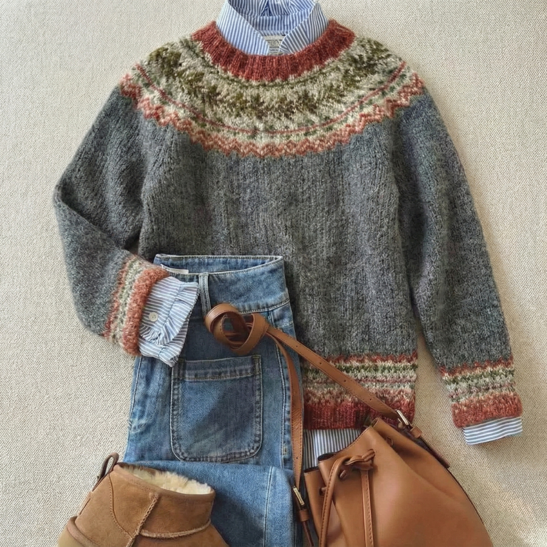 Nicki™ | Heritage Nordic Knit Sweater