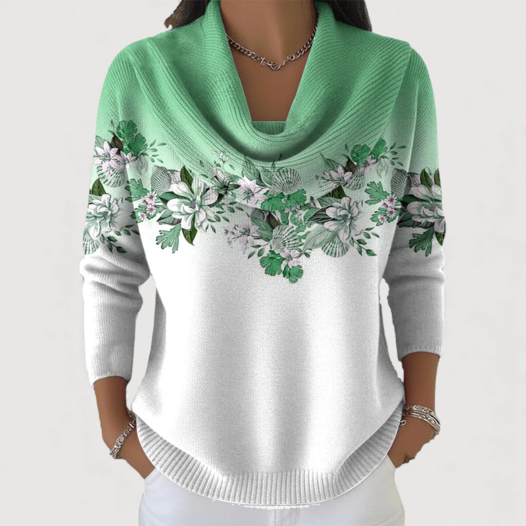 Eden™ | Floral Cowl Jumper