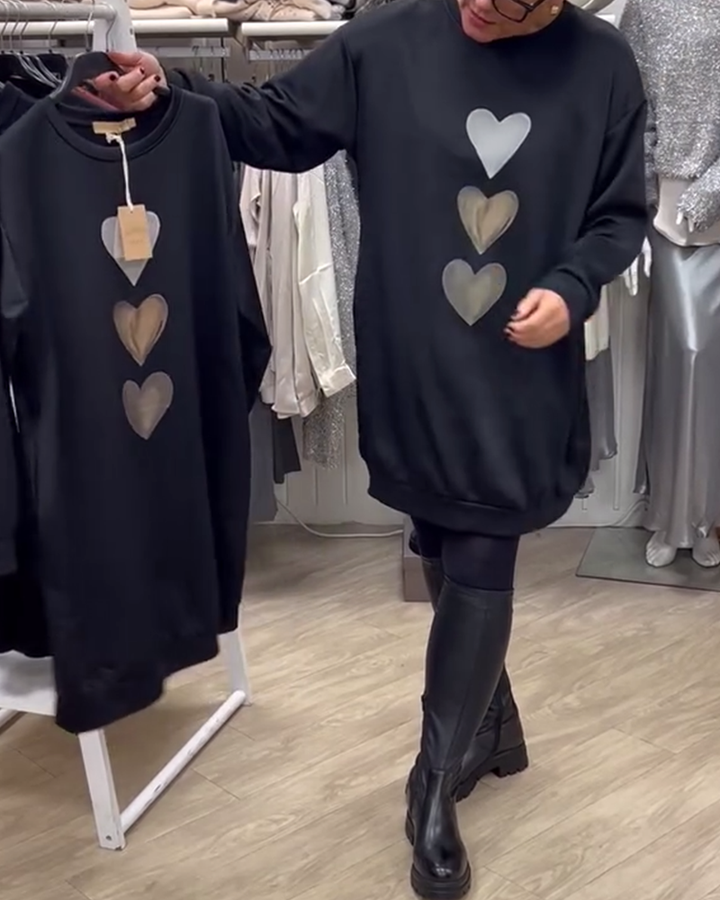 Esme™ | Heart Print Sweater