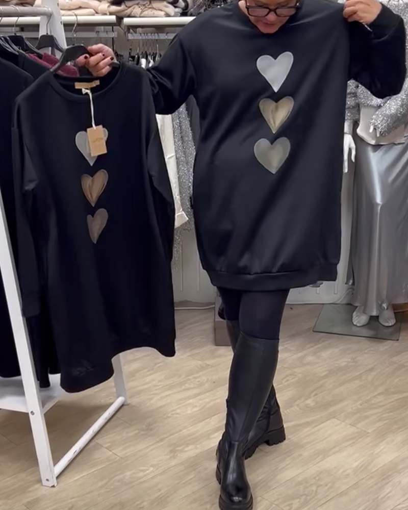 Esme™ | Heart Print Sweater