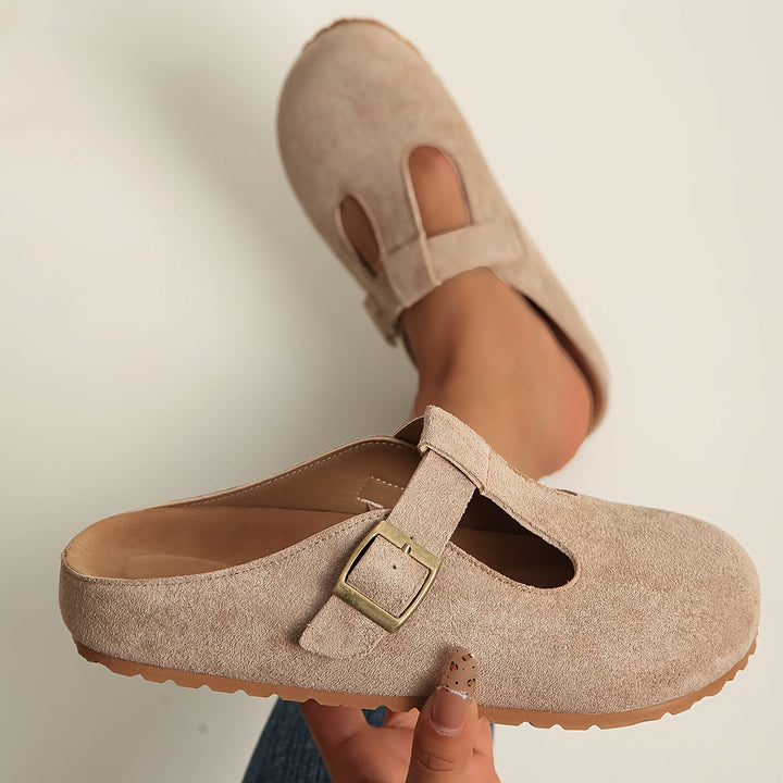 Tahlia™ | Zuecos minimalistas con hebilla