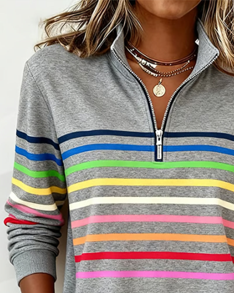 Skye™ | Casual Zip-Neck Sweater
