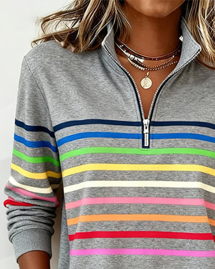 Skye™ | Casual Zip-Neck Sweater
