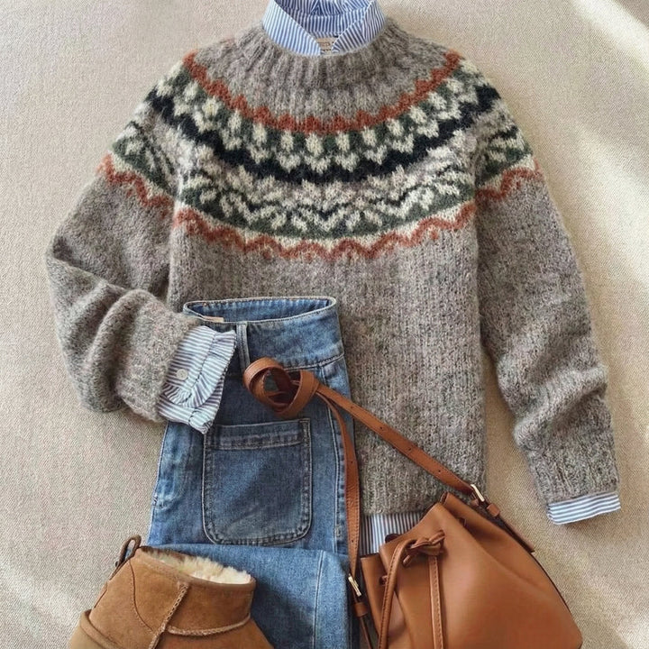 Nicki™ | Heritage Nordic Knit Sweater