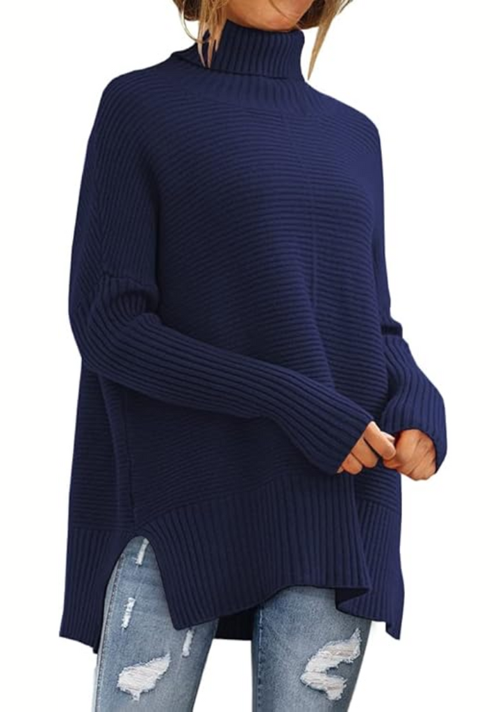 Serene™ | Relaxed Turtleneck Knit Sweater