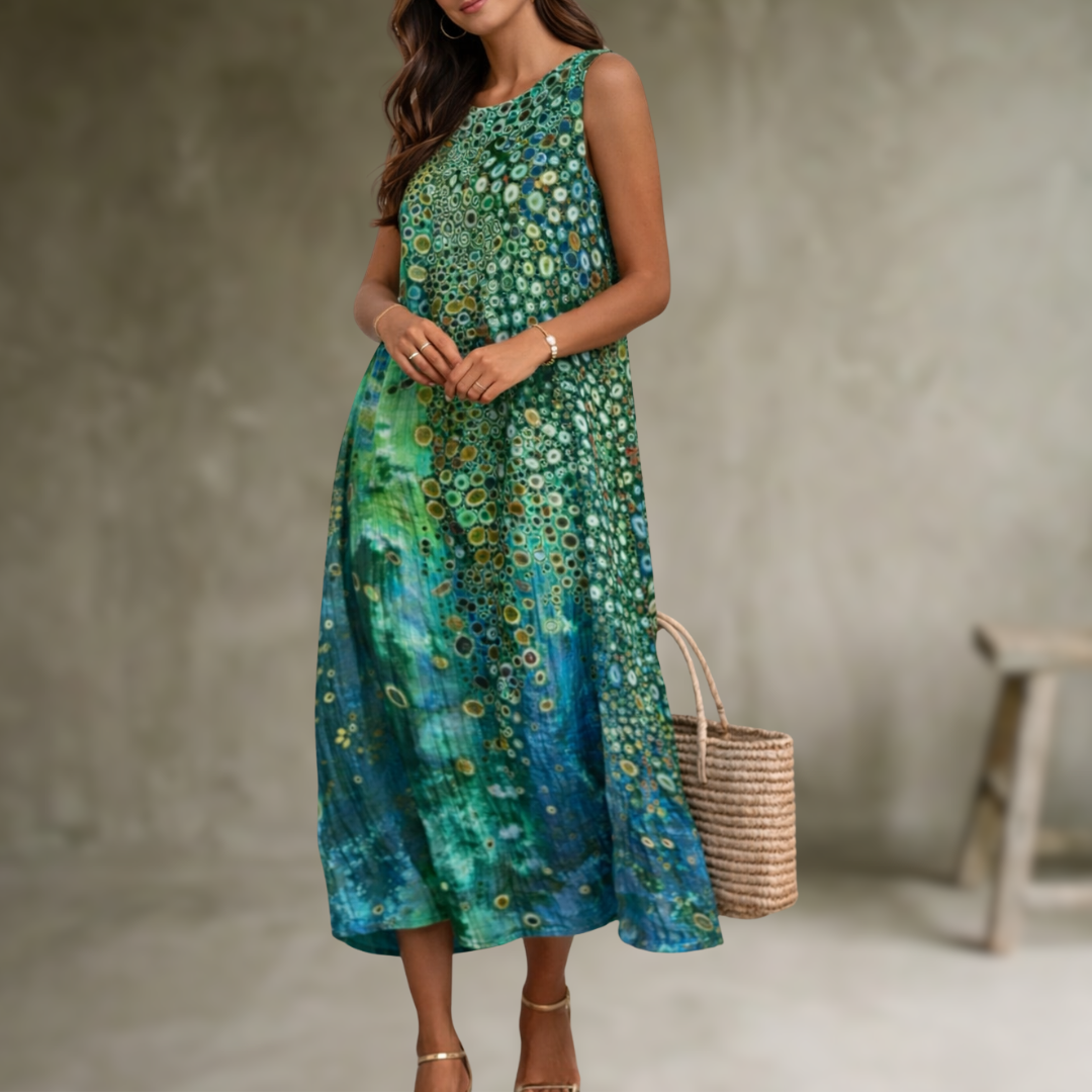 Rhearyn™ | Vestido midi vaporoso
