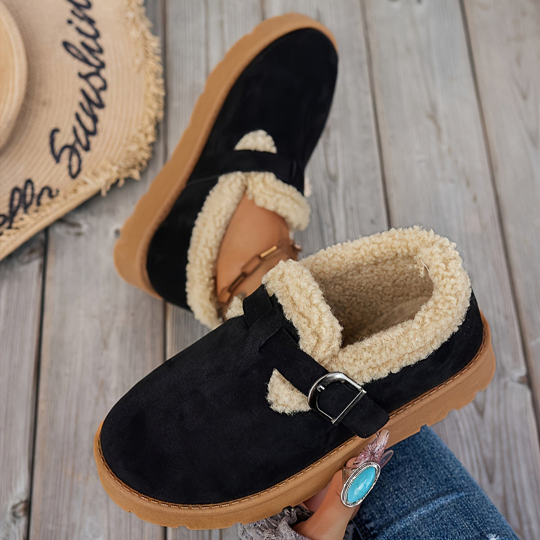 Maya Quinn™ | Cozy Winter Ankle Boots