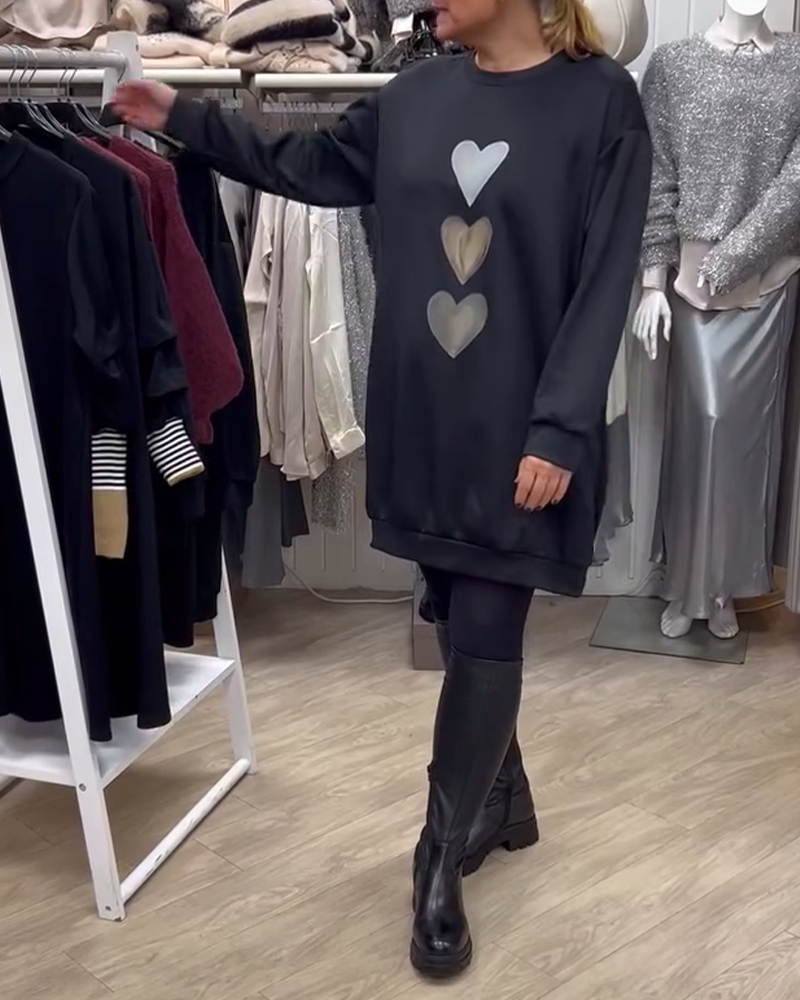 Esme™ | Heart Print Sweater