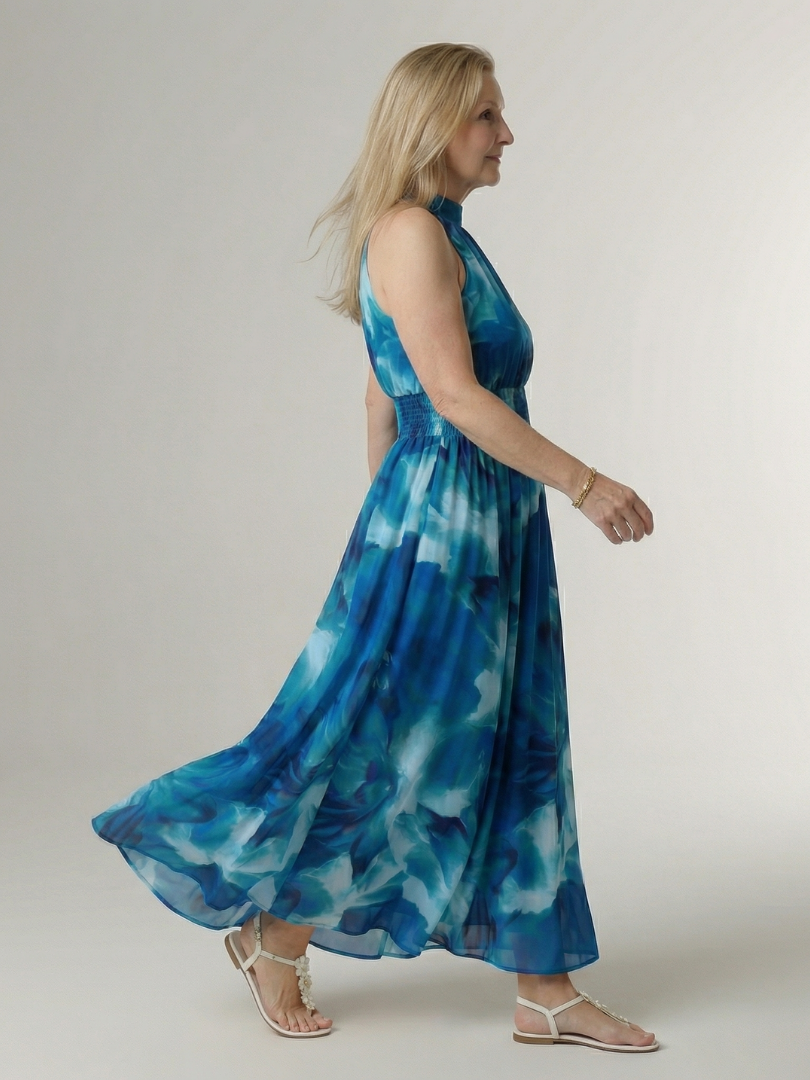 Jayleen™ | Vestido midi ligero con escote halter