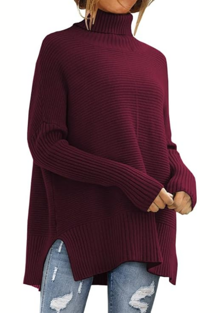 Serene™ | Relaxed Turtleneck Knit Sweater