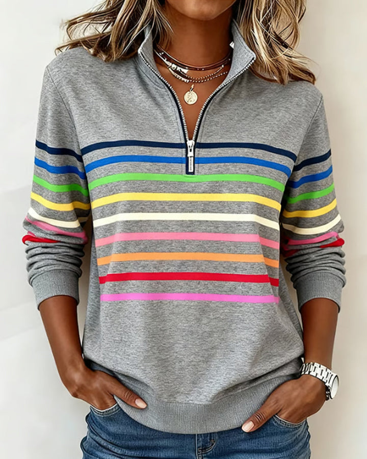 Skye™ | Casual Zip-Neck Sweater