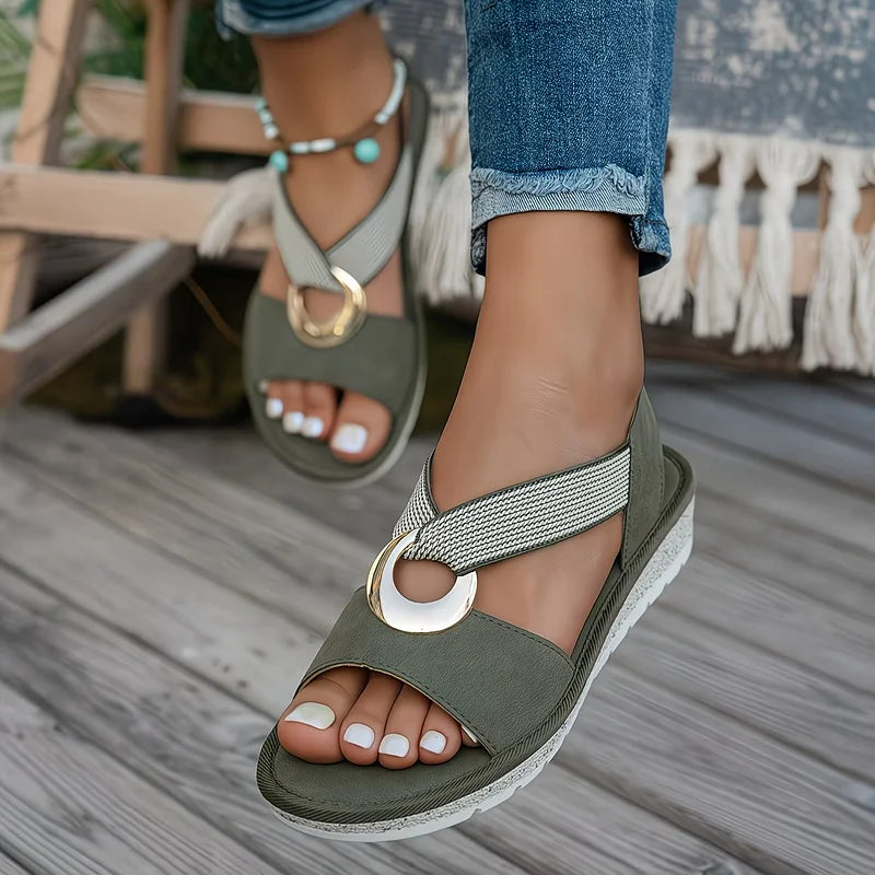 Raven™ | Sandalias planas y cómodas
