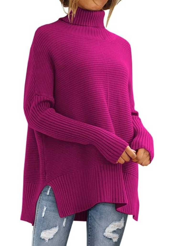 Serene™ | Relaxed Turtleneck Knit Sweater