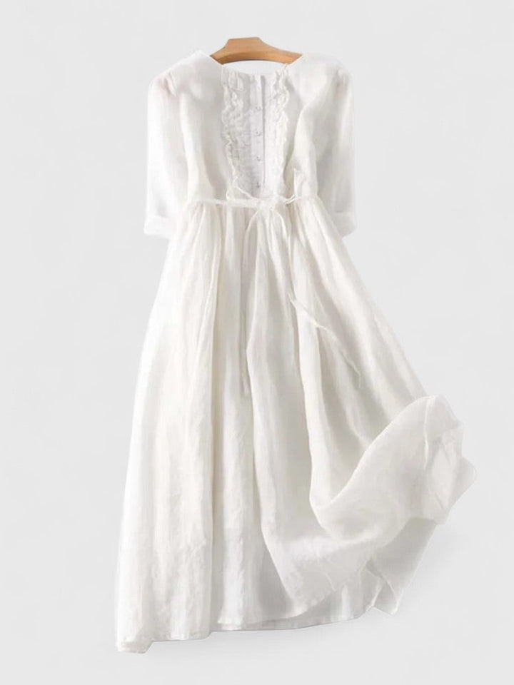 Aurelina™ | Linen Blend Dress