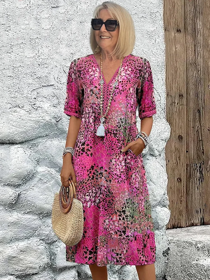 Azalea™ | Vibrant Midi Dress