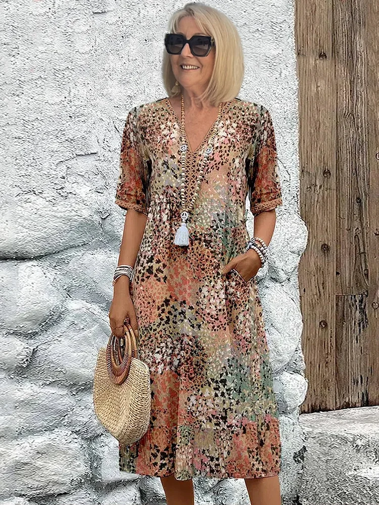 Azalea™ | Vibrant Midi Dress