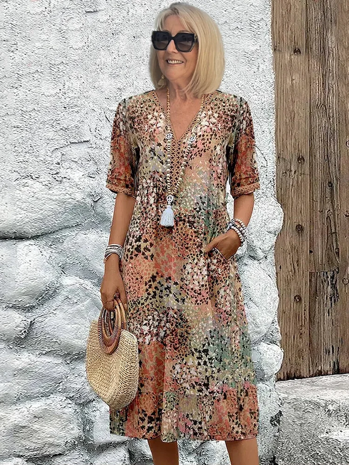 Azalea™ | Vibrant Midi Dress