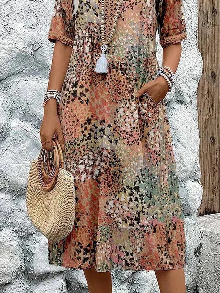 Azalea™ | Vibrant Midi Dress