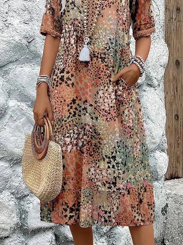 Azalea™ | Vibrant Midi Dress