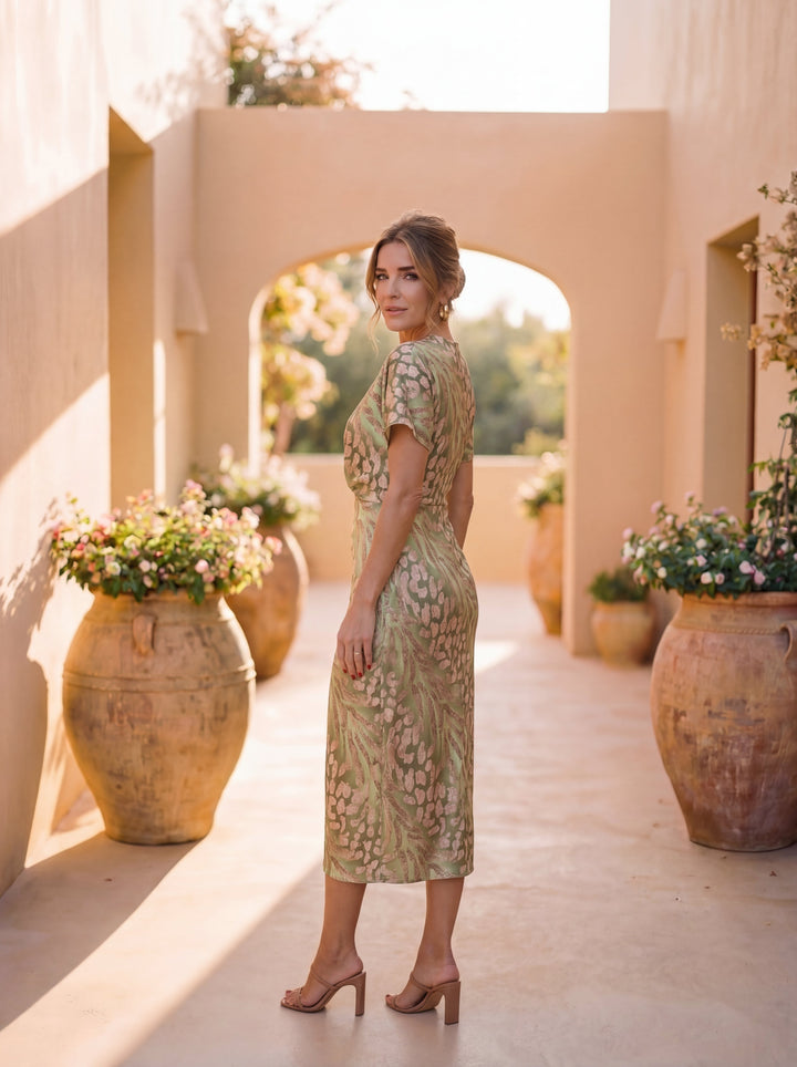 Crystal™ | Vestido midi fluido