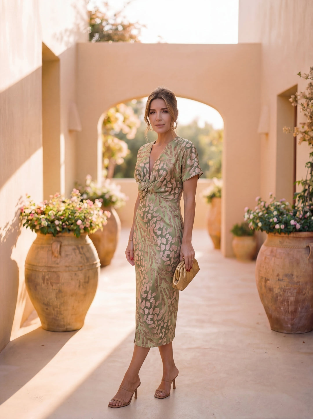 Crystal™ | Vestido midi fluido