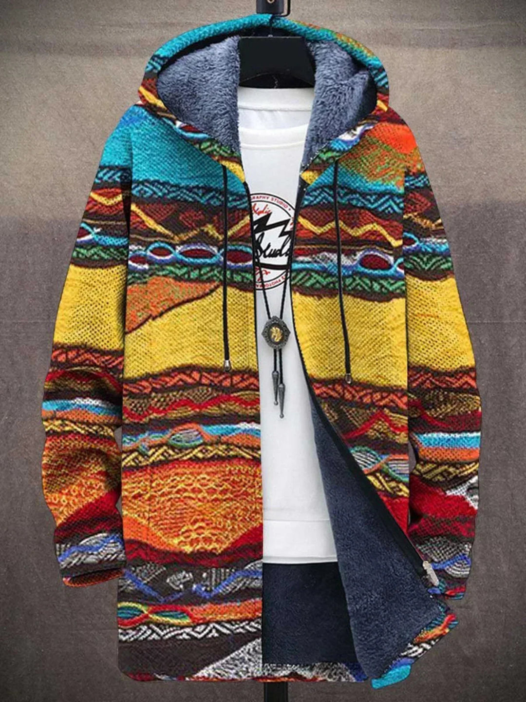 Taylor™ | Art-Inspired Zip-Up Hooded Jacket