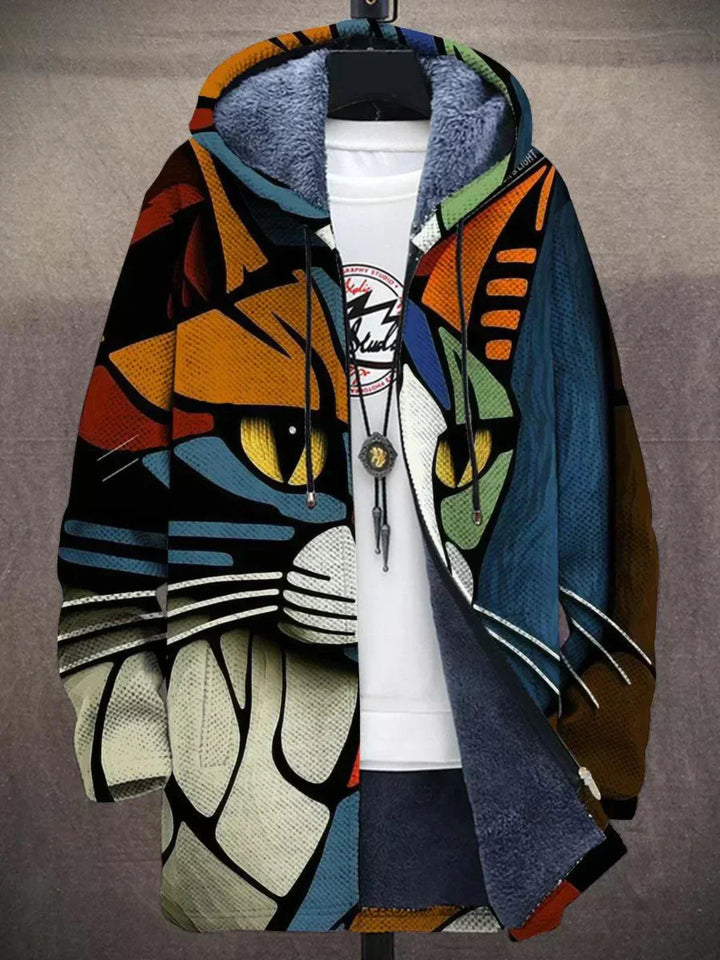 Taylor™ | Art-Inspired Zip-Up Hooded Jacket