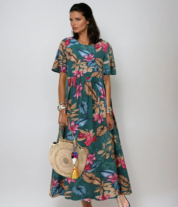 Elaria™ | Floral Summer Dress