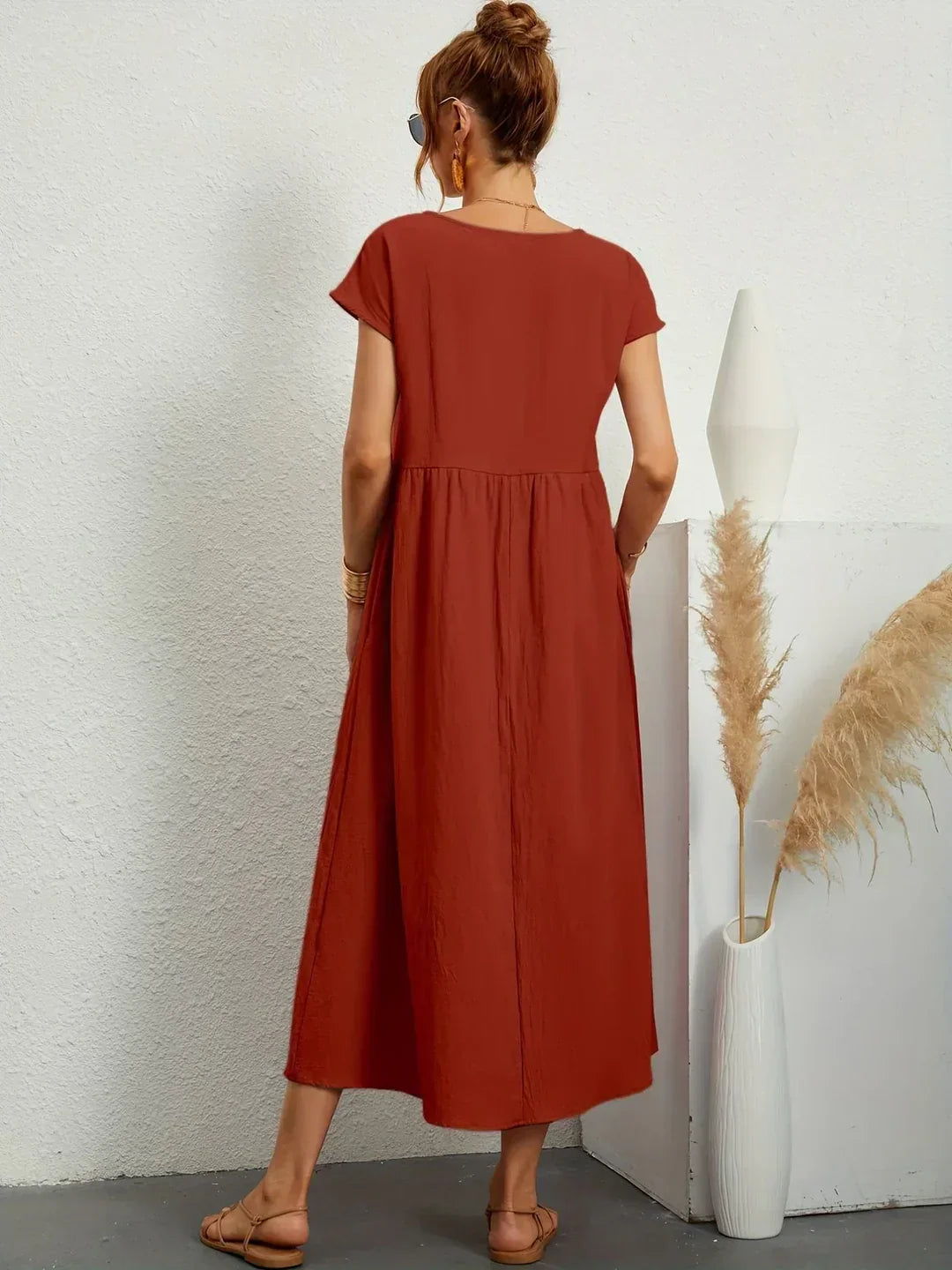 Kynlee™ | Vestido midi fluido