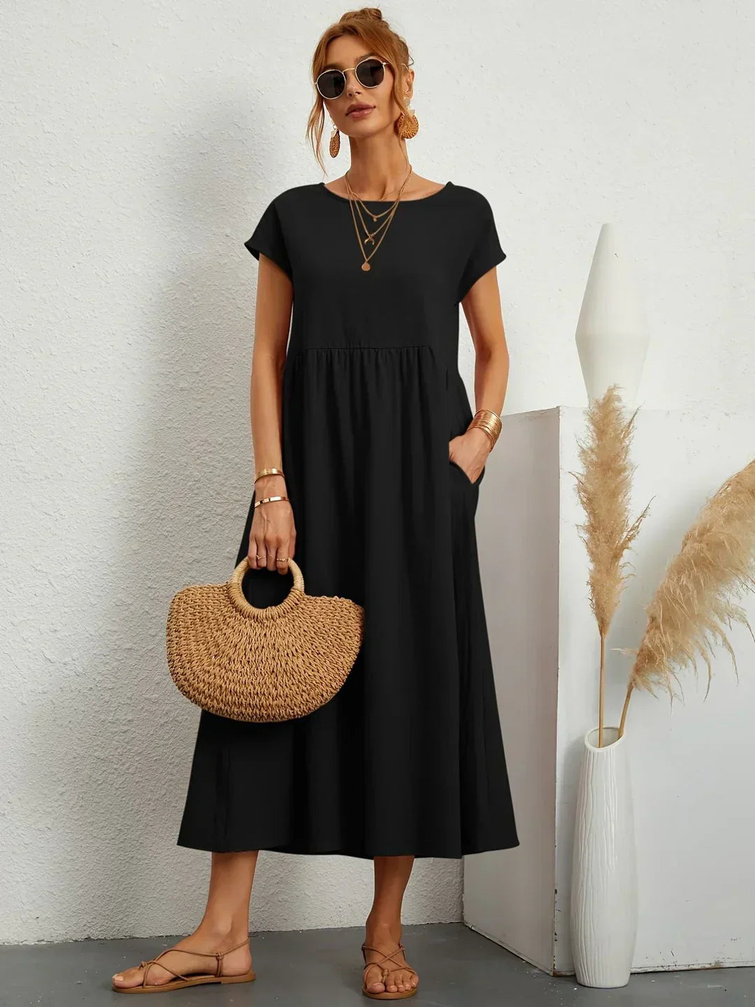 Kynlee™ | Vestido midi fluido